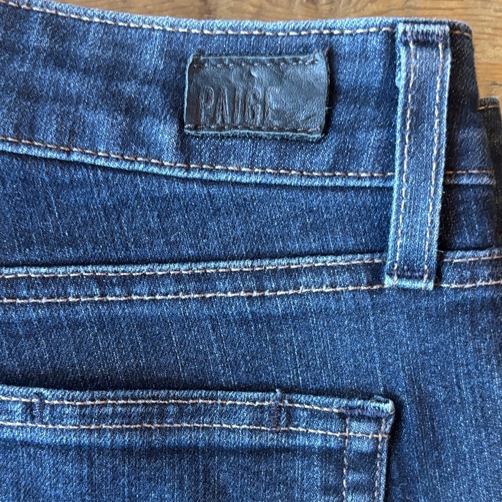 Paige Women's Blue Manhattan Jeans - Picture 8 of 12
